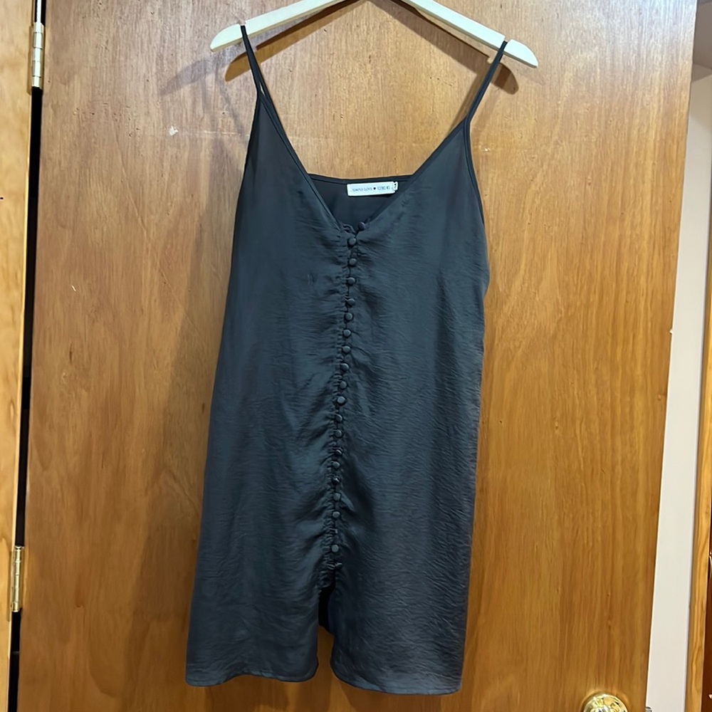 Mini buttoned dress